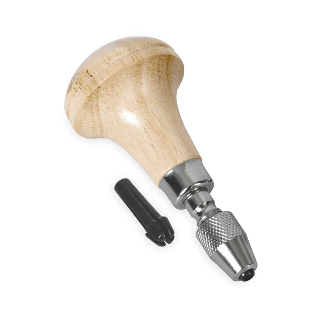 Graver Wooden Handle with Chuck (Mashroom)